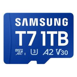 Samsung T7 A2 MicroSDXC 1TB UHS-I V30 U3 R170/W130MB/s Memory Card