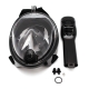 Full face snorkeling mask with GoPro mount
