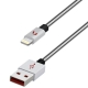 MFi cable for iPhone/iPad Snowkids 1m in metal braid