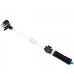 Transparent floating extension pole SHOOT for GoPro