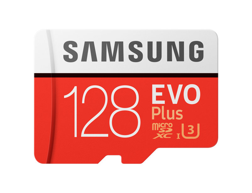 Карта пам'яті Samsung EVO PLUS microSDXC 128GB UHS-I U3