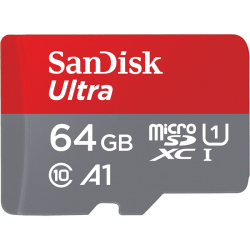 Карта пам'яті SanDisk Ultra A1 MicroSDXC UHS-I 64GB U1