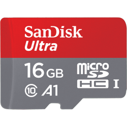 Карта памяти SanDisk Ultra MicroSDHC UHS-I 16GB U1