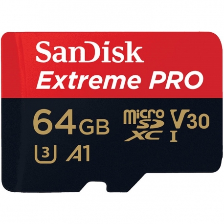 Карта памяти SanDisk Extreme PRO A1 MicroSDXC UHS-I 64GB U3 667x