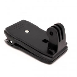 Rotating quick clip mount for GoPro