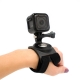 Rotating hand wrist leg mount for GoPro