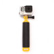 Rubberized floaty handle for action-camera
