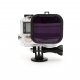 Фіолетовий підводний фільтр для GoPro HERO4 (надіт на камеру)