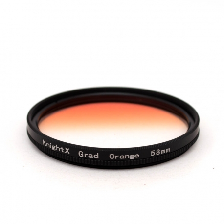 Orange gradient filter 58 mm