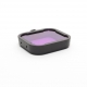 Фиолетовый подводный фильтр для GoPro HERO4 (вид сбоку)