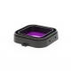 Фіолетовий підводний фільтр для GoPro HERO4 (вигляд збоку)