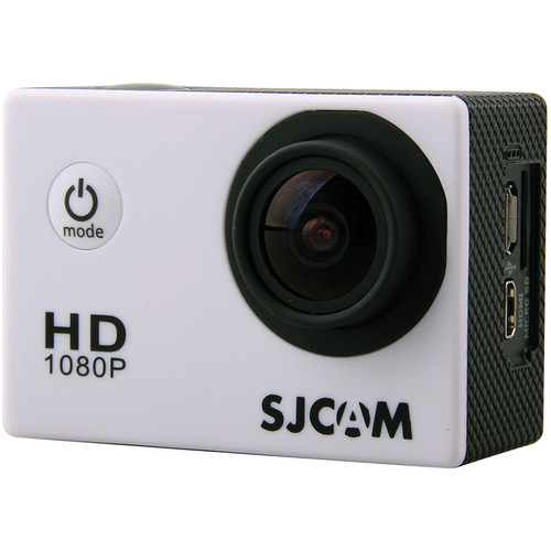 Action Camera SJCAM 4000, front view with connectors