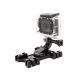 Крепление для GoPro на стропы кайта (надета камера GoPro)