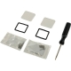 Original replacement of glass Lens Replacement Kit for underwater case GoPro Hero3, complete set