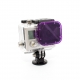 Фиолетовый фильтр для GoPro HERO3 (вид спереди)