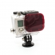 Красный фильтр для GoPro HERO3 (надет на GoPro)