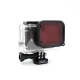 Red dive filter for GoPro HERO6 and HERO5 Black Telesin housing