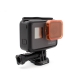 Оранжевый фильтр для GoPro HERO6 та HERO5 Black без корпуса на камере вид сбоку