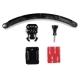 Extension arm with mount for GoPro on helmet