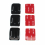 Set of curved adhesive mounts for GoPro