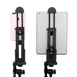 Monopod and tripod adjustable U-Pad holder mount for tablet