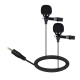 Подвійний петличний мікрофон AriMic 3,5 мм з 6 м кабелем