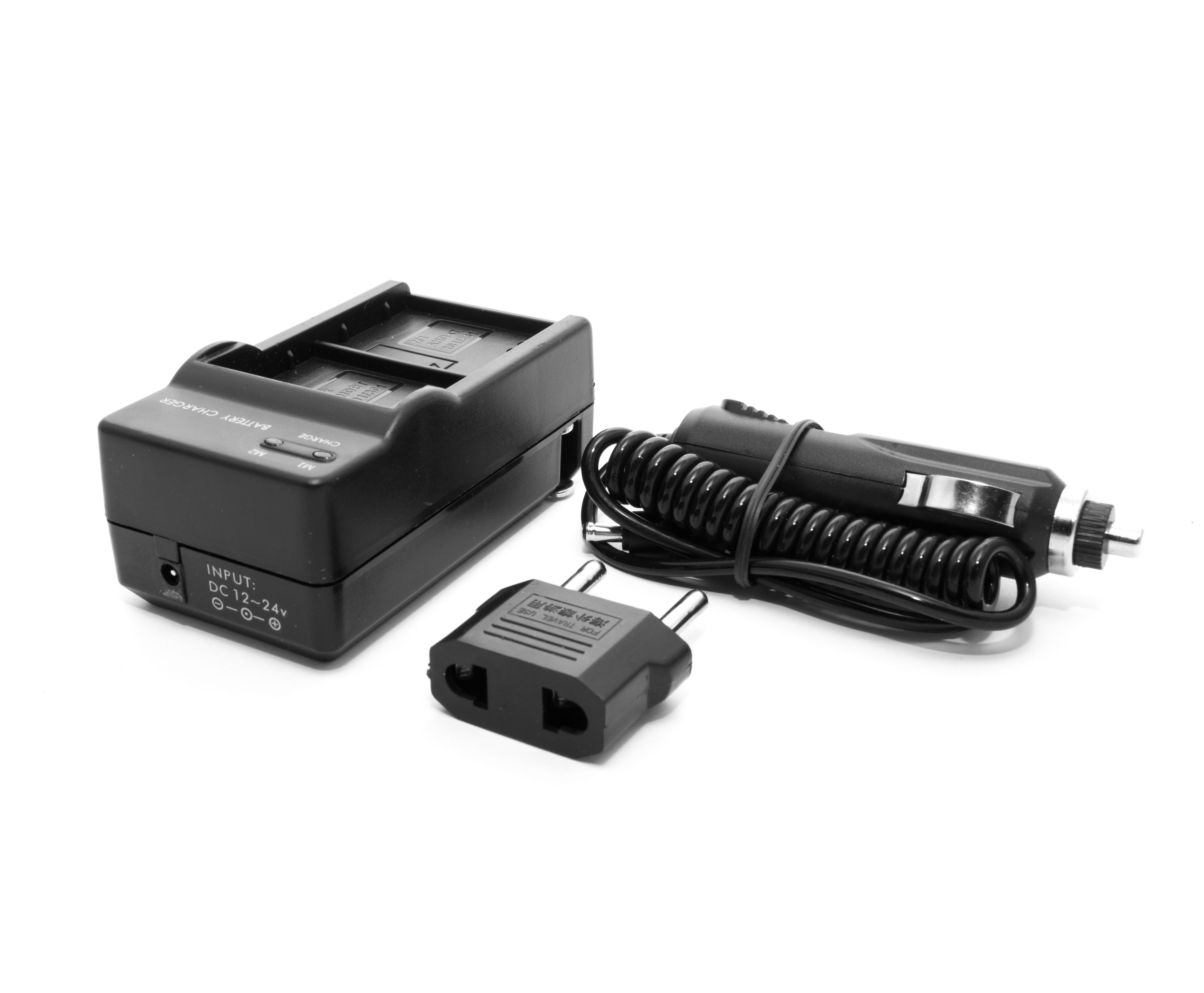 Мережевий зарядний пристрій для GoPro HERO3 на 2 батареї