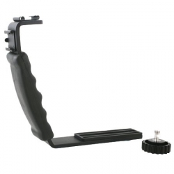 Microphone or video light L-Shape Bracket for handheld gimbal
