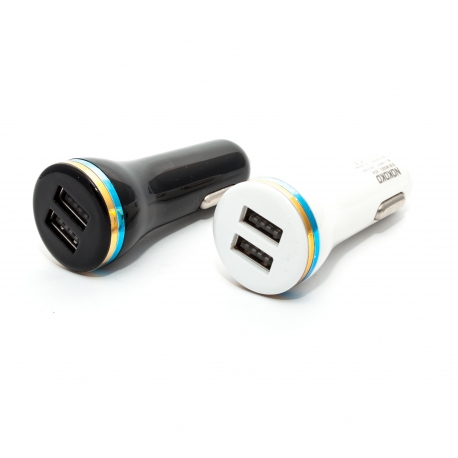 Автомобильная зарядка на 2 USB порта (набор)