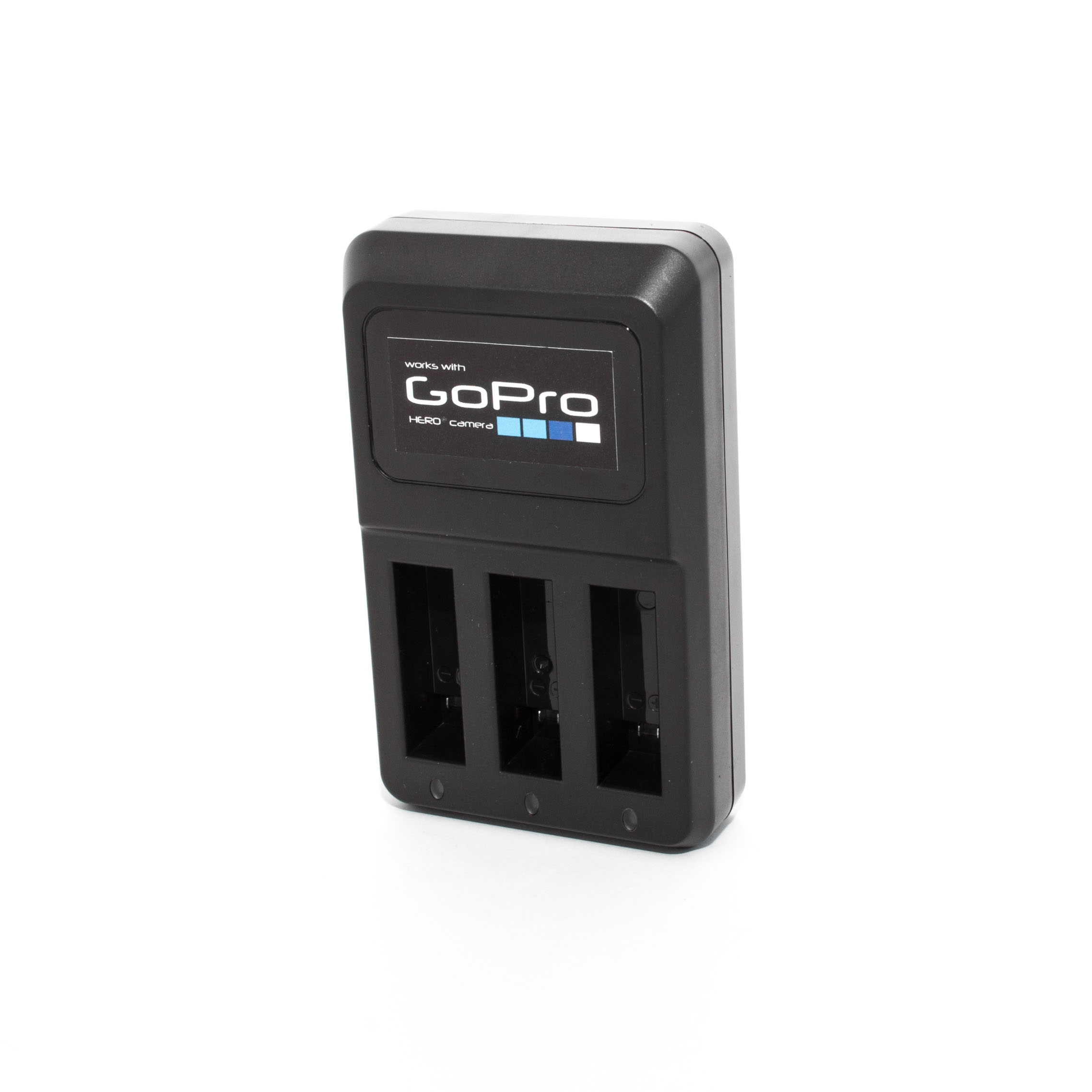 Зарядное устройство на 3 батареи для GoPro HERO4 - Triple Charger (вид спереди)