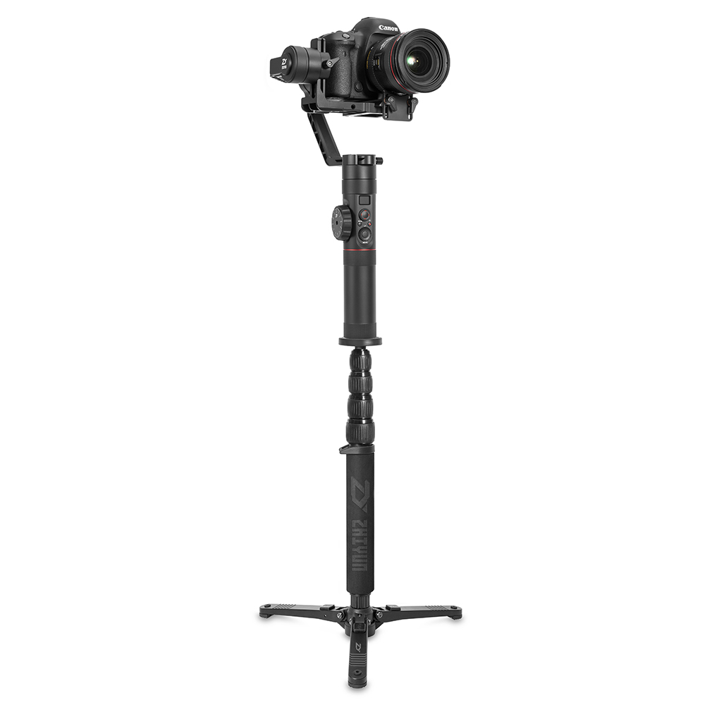Телескопический монопод для Zhiyun Crane 2, с камерой