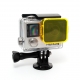 Желтый фильтр для GoPro HERO4 (надет на GoPro HERO4)