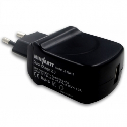 Мережевий зарядний пристрій MiniBatt USB Quick Charge 2.0