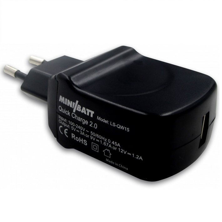 MiniBatt Quick charge 20, appearance