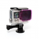 Фиолетовый фильтр для GoPro HERO4 (крупный план)