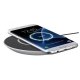 Belkin QI FAST WIRELESS CHARGING PAD, with a smartphone