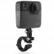 GoPro Fusion, with pipe mount
