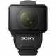Sony HDR-AS300, in the underwater case view on the lens