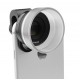 Professional 24mm macro lens for smartphone, on the smartphone