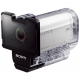Sony Action Cam Waterproof Case (MPK-AS3), with a camera