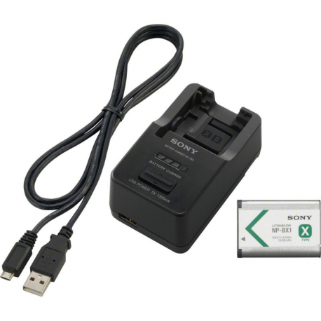 Sony Battery and Charger Kit with NP-BX1 Battery, main view
