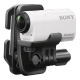 Sony Action Cam Clip Head Mount BLT-CHM1, with a camera