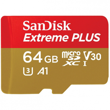 Карта пам'яті SanDisk Extreme PLUS 64GB MicroSDXC UHS-I U3 633x, головний вид