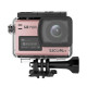 Экшн-камера SJCAM SJ8 PLUS, в подводном корпусе, розовая