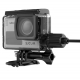 Waterproof box SJCAM SJ6 action camera with power cable, appearance with camera