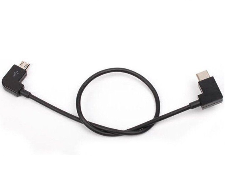 MicroUSB to Type-C 28 cm cable for DJI Mavic Pro, 2, Air, Spark, Mini, SE