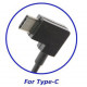 Кабель microUSB to USB Type-C 28 см для пульта DJI Mavic Pro, 2, Air, Spark, Mini, SE