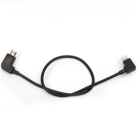 MicroUSB to Lightning iPhone/iPad 28 cm cable for DJI Mavic Pro, 2, Air, Spark, Mini, SE