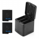 Set Telesin - 2 batteries for GoPro HERO6 and HERO5 Black + charging box, main view