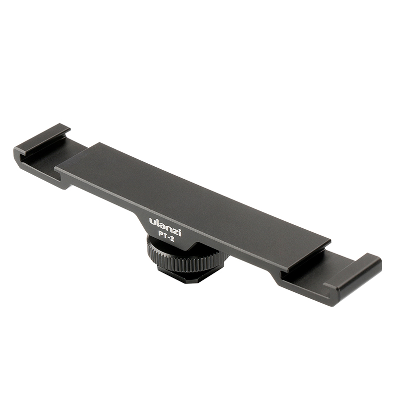 Ulanzi Aluminium Extension Bar Bracket Adapter with 2 cold shoe, main view